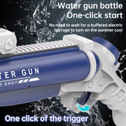 Double tube electric water gun outdoor water play and war toy